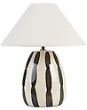 Table Lamp LUCHETTI Ceramic Black/ White