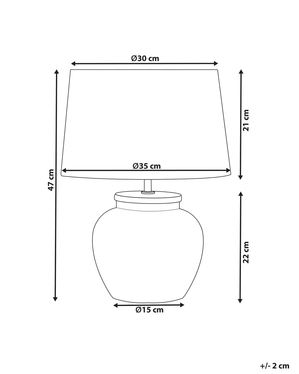 BRUBAKER Set van 2 tafel- of bedlampjes, wit, keramische poten, tweekleurig, matte afwerking, hoogte 38 cm, wit/grijs BRUBAKER Set van 2 tafel- of bedlampjes, wit, keramische poten, tweekleurig, matte afwerking, hoogte 38 cm, wit/grijs