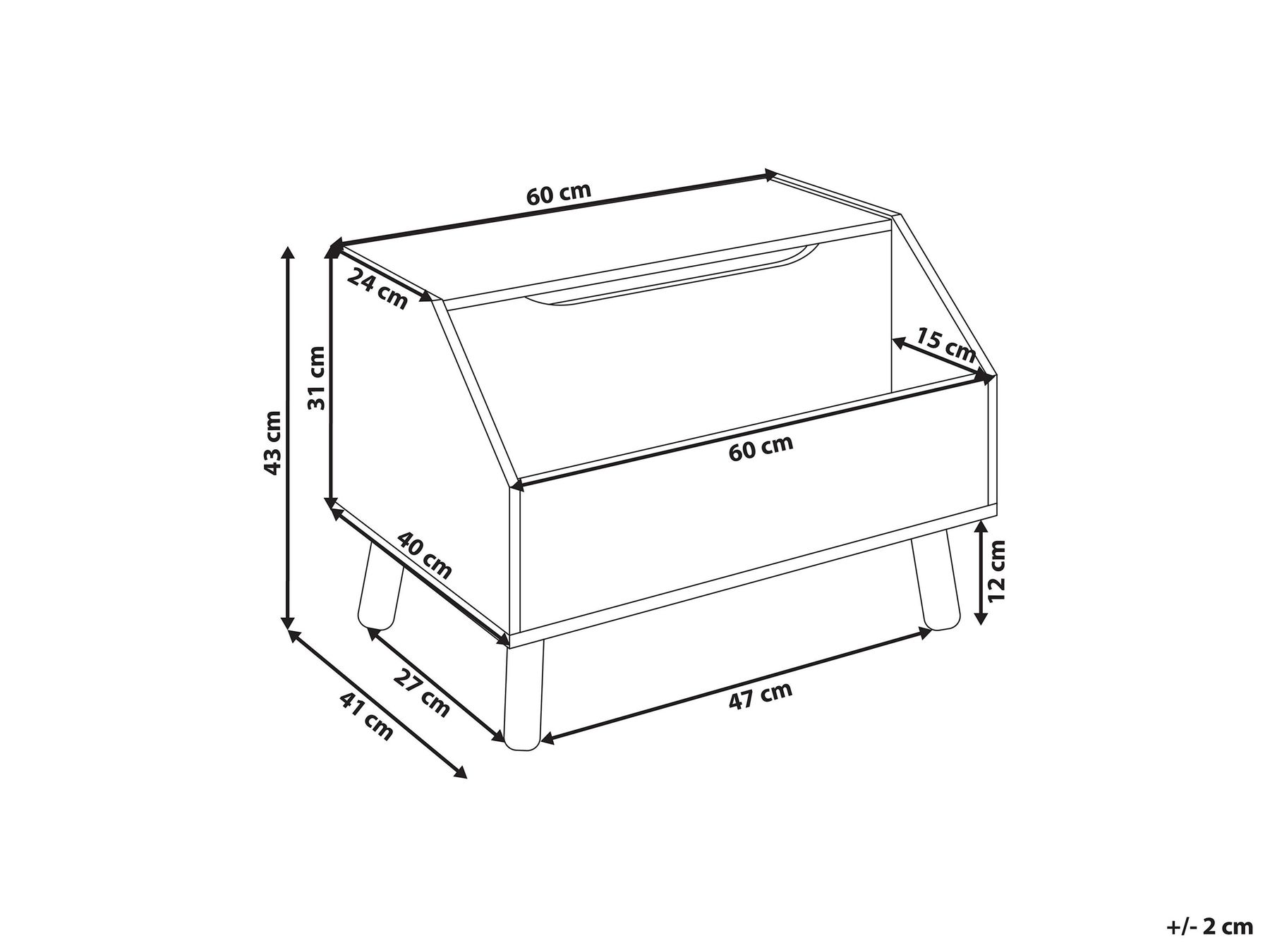 Storage Cabinet Blue CASPER_916180