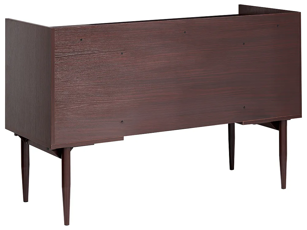 Home Office Desk RATANA 130 cm x 50 cm Dark Brown_1191713