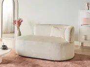 Right-Hand Chaise Longue VANVEY Corduroy Light Beige_1065765