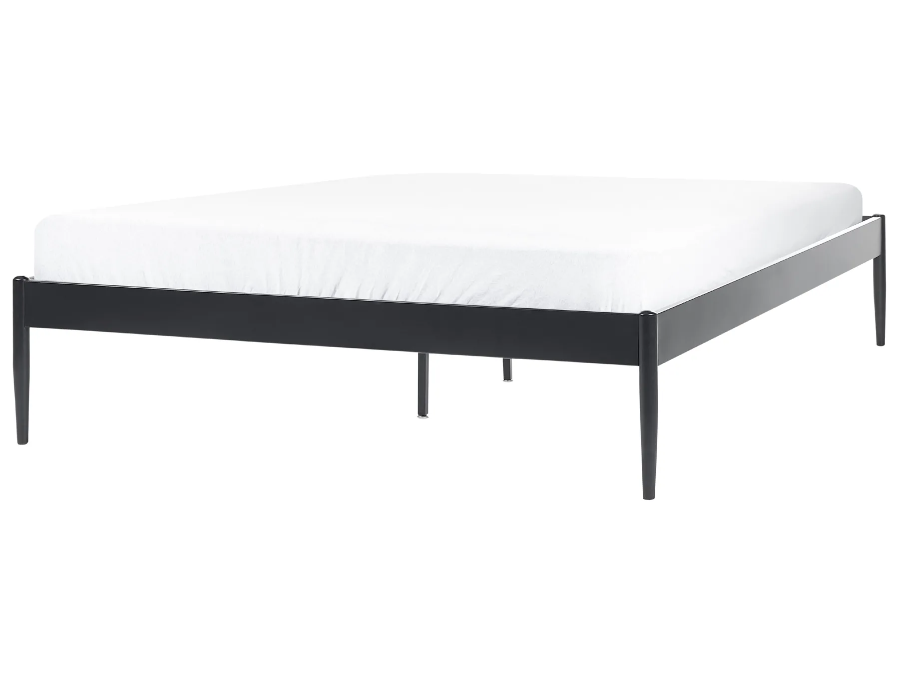 Bed Metal VAURS 160 x 200 cm (EU King Size) Black_827930