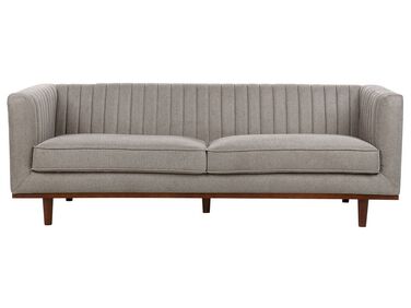 3-istuttava sohva kangas vaaleanruskea SKAULE