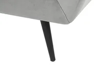 Divano 3 posti LENVIK Velluto Grigio_784807