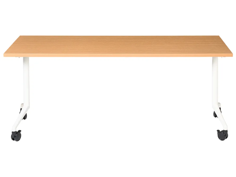 Foldable Office Desk CAVI 180 cm 60 cm Brown_1030734