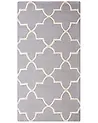 Alfombra SILVAN Gris claro 80 x 150 cm Lana