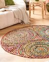 Bavlněný koberec ⌀ 140 cm vícebarevný YENICE_757760