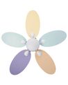 Ceiling Fan with Light Multicolour WEBER_861521