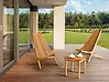 Bistro Set BELLANO Acacia Wood Brown