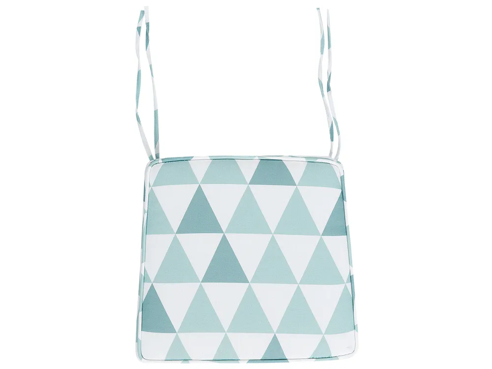 Set of 2 Garden Chair Cushions TERNI 37 x 34 cm Light Blue_844215