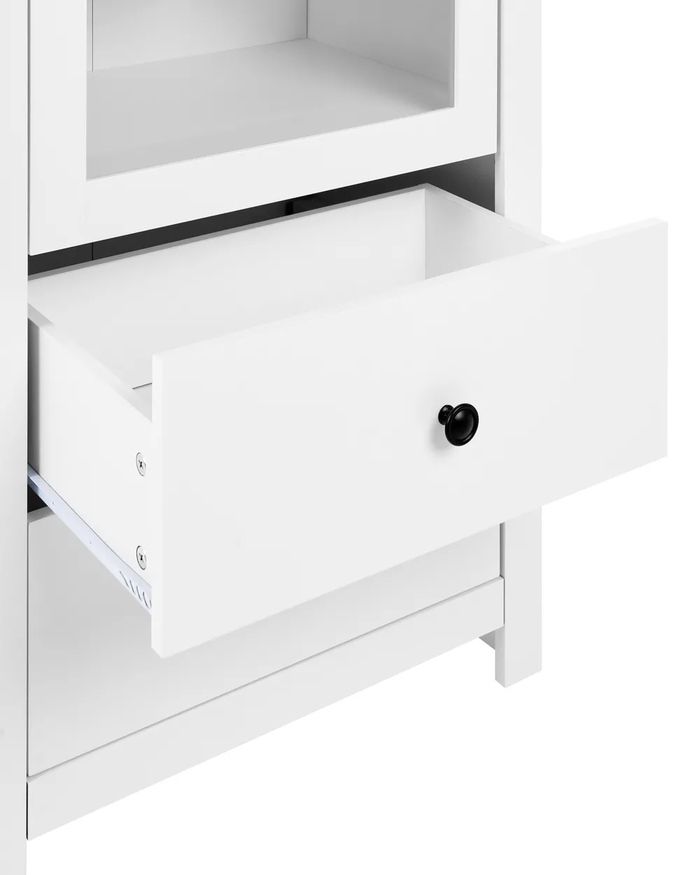 Glass Display Cabinet PIMBA 60 cm White_1099239