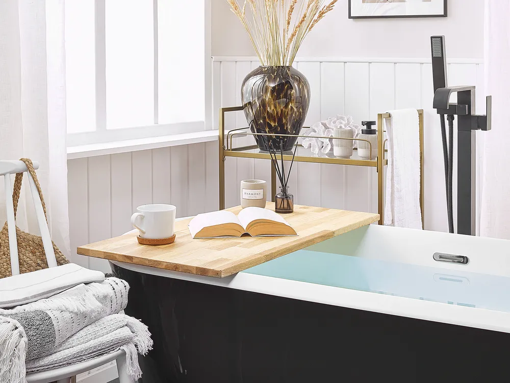 Freestanding Bathtub TESORO 1700 x 770 mm Black_779089