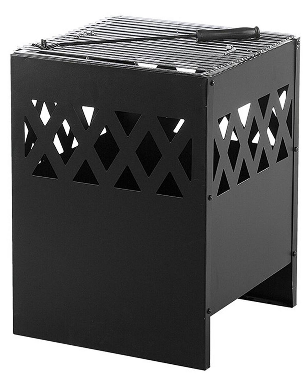Grill Fire Pit SHIGA Metal Black