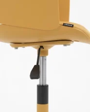 Chaise de bureau GLEEFUL Tissu Jaune_1171510