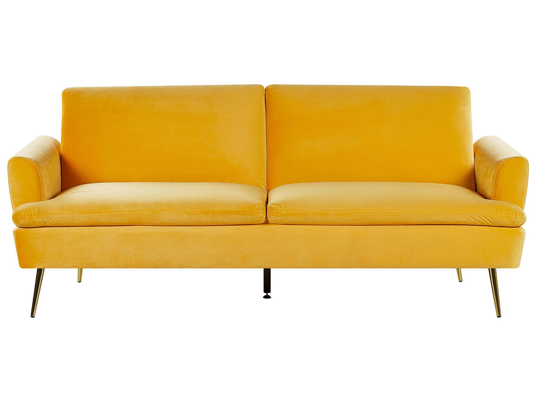 Sárga bársony kanapéágy VETTRE_787923