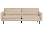 Living Room Set 5 Seater VINTERBRO with Ottoman Velvet Beige_897459