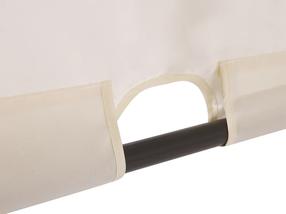Gazebo LED PARGA 310 cm 310 cm Metallo Beige_827693