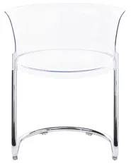 Set of 2 Dining Chairs OSHKOSH Transparent_1107590