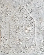 Karácsonyfa alátét HEINOLA 72 cm Vas Törtfehér_1171220