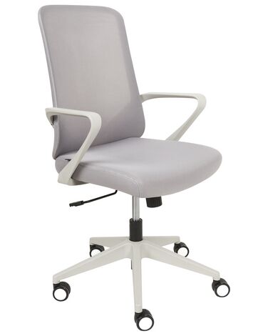 Chaise de bureau en tissu grise EXPERT