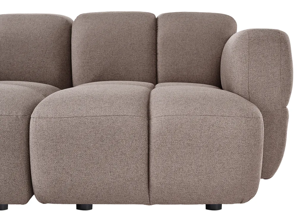 Sofa modułowa dla 3 osób MAKSABERG Beżowoszary_1136410