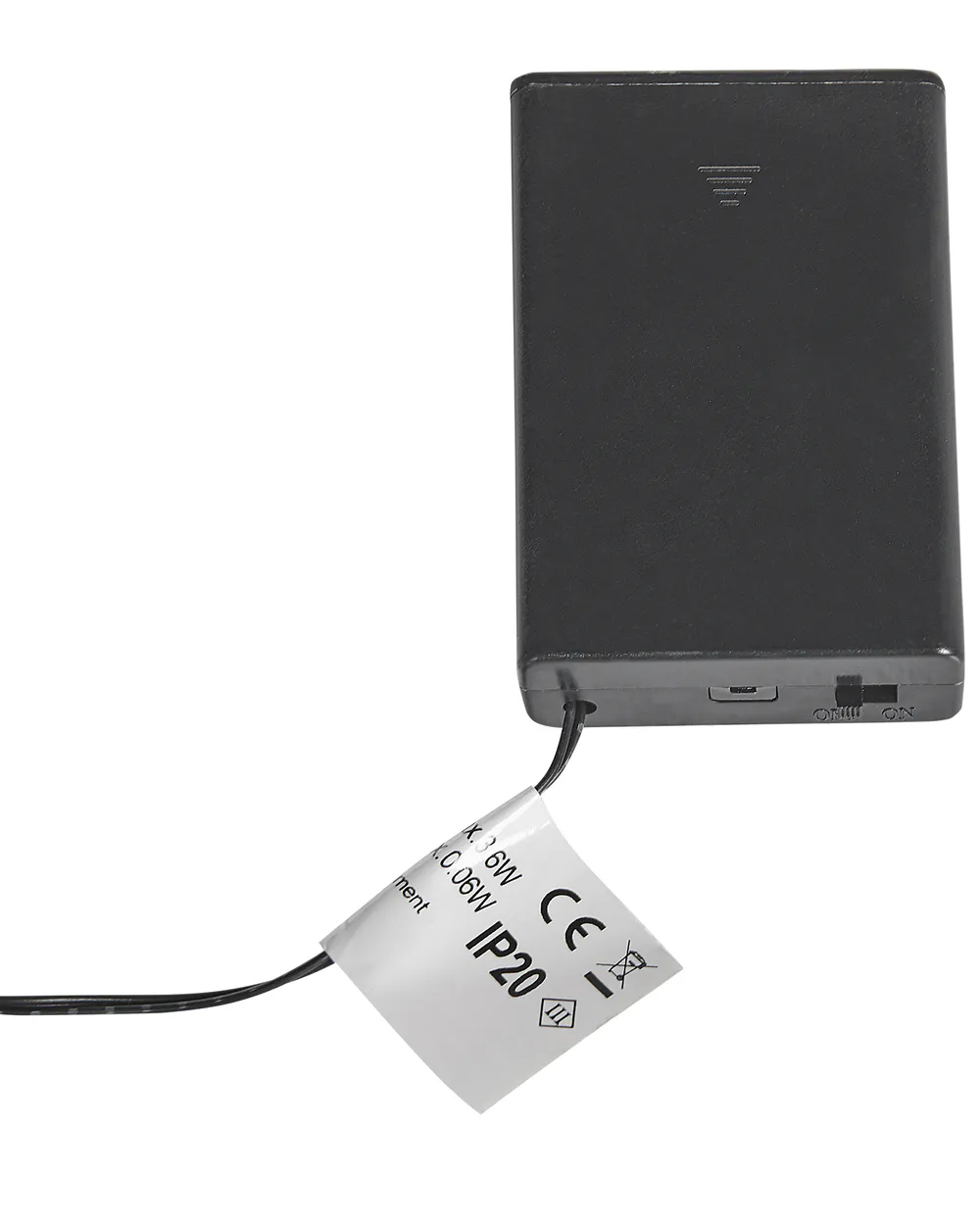 Zestaw 2 dekoracji świątecznych LED NEIDEN 52/38 cm Choinka Srebrny_812543