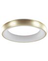 Deckenleuchte LED Metall gold / weiss matt Ringform ATARAN_824568