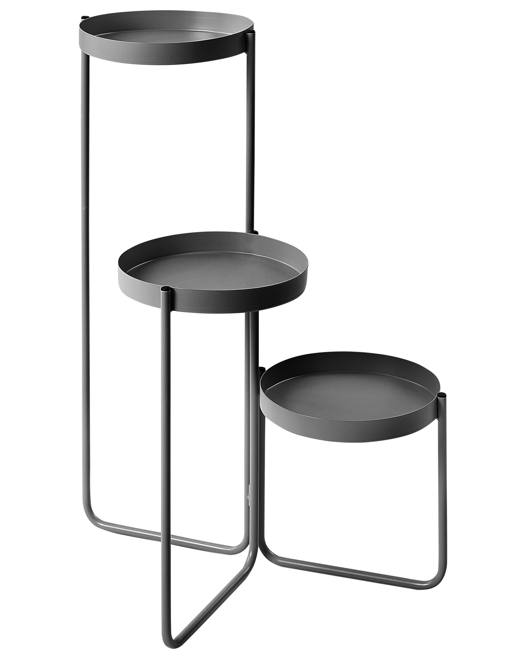 Metal Plant Pot Stand Black FRAGARIA_933818