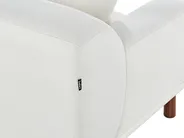 Corner Sofa 3 Seater HOLT Boucle White Left Hand_959493