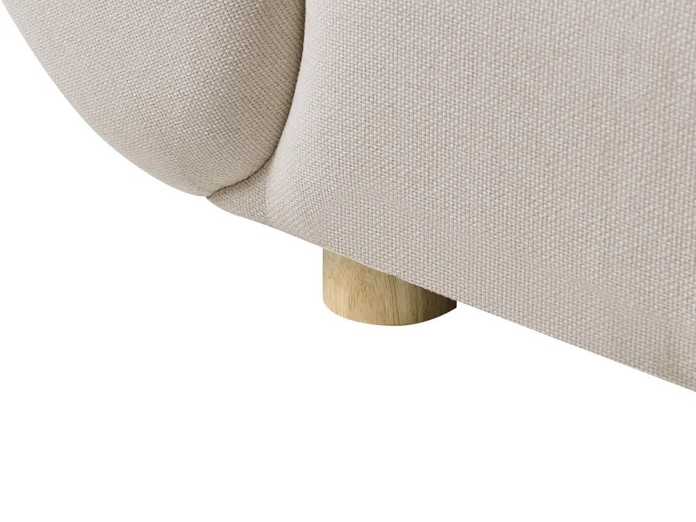Sofa 2 Seater RINGEL Fabric Light Beige_1025378
