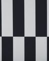 Vloerkleed polyester zwart/wit 70 x 200 cm PACODE_831676