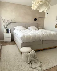 Divano letto con contenitore DYNASTY Tessuto Beige 180 x 200 cm_981191