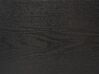 Fekete rattan franciaágy 180 x 200 cm MONPAZIER_863370