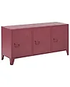 Storage Unit CARDIFF Metal Dark Red