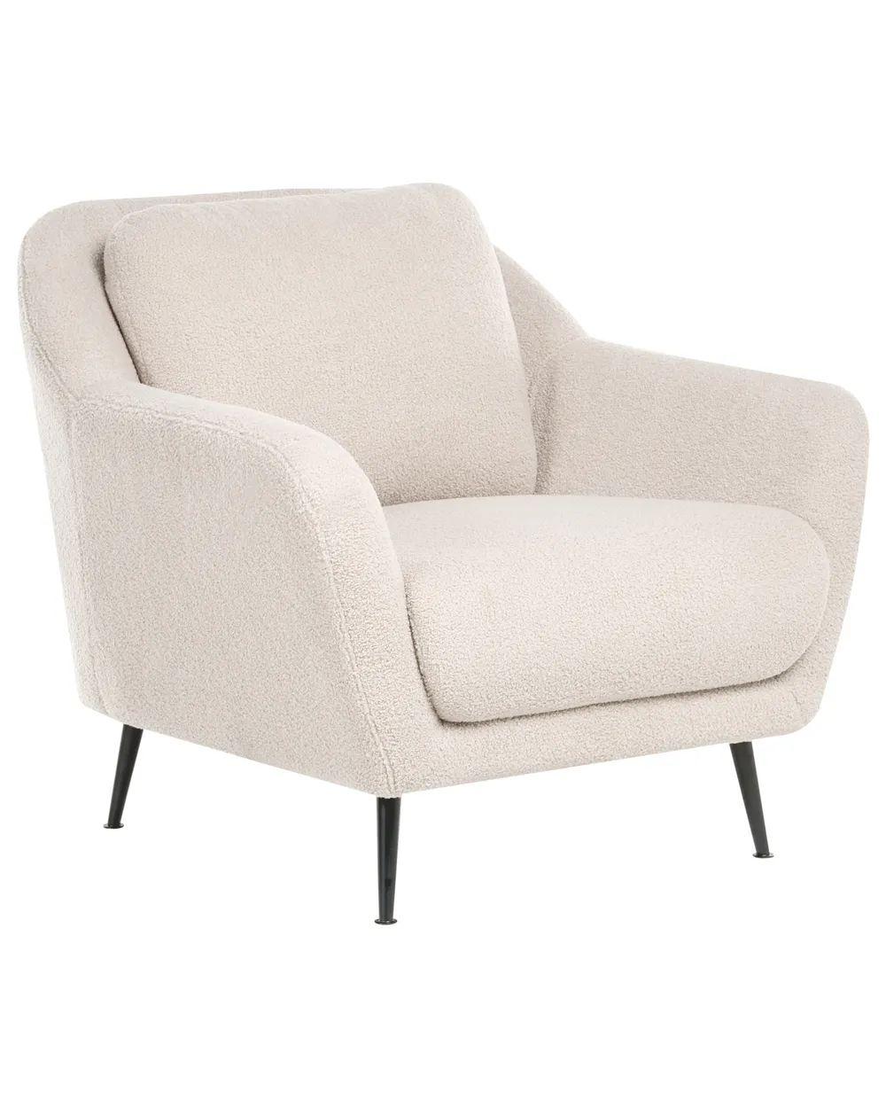 Living Room Set 3 Seater EIBY Boucle Beige_1004288