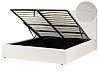 Ottoman Bed VION Boucle Off-White 160 x 200 cm (EU King Size)