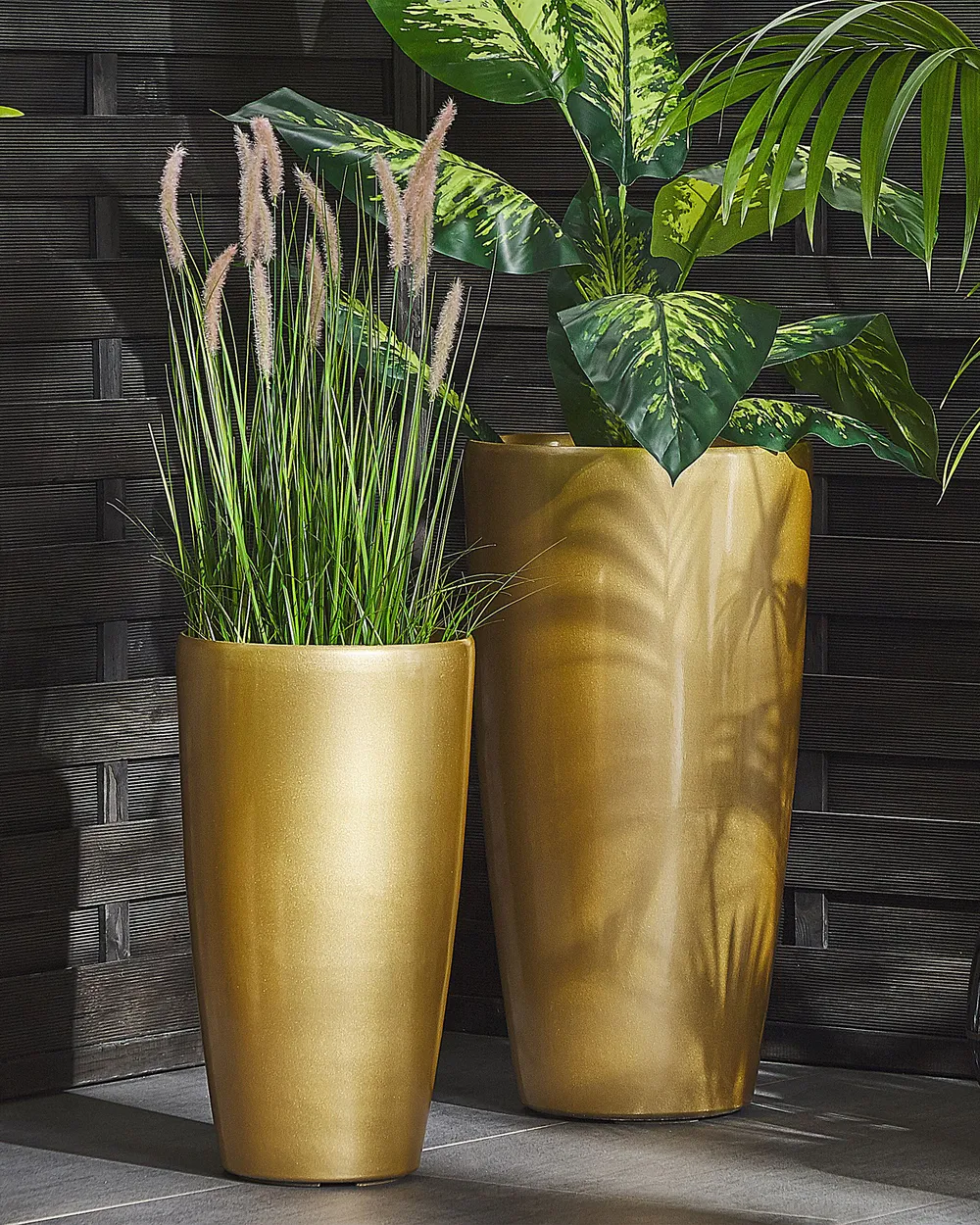 Plant Pot Gold TSERIA Various Sizes