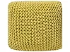 Pouf CONRAD Coton Jaune