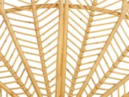 Bed Rattan FLORENTINE 140 x 200 cm (EU Double) Light Brown_868916