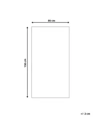 Tappeto KEBAN Nero 80 x 150 cm_796361