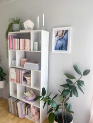 Regał na książki 5 półek ORILLA 174 cm Biały_832319