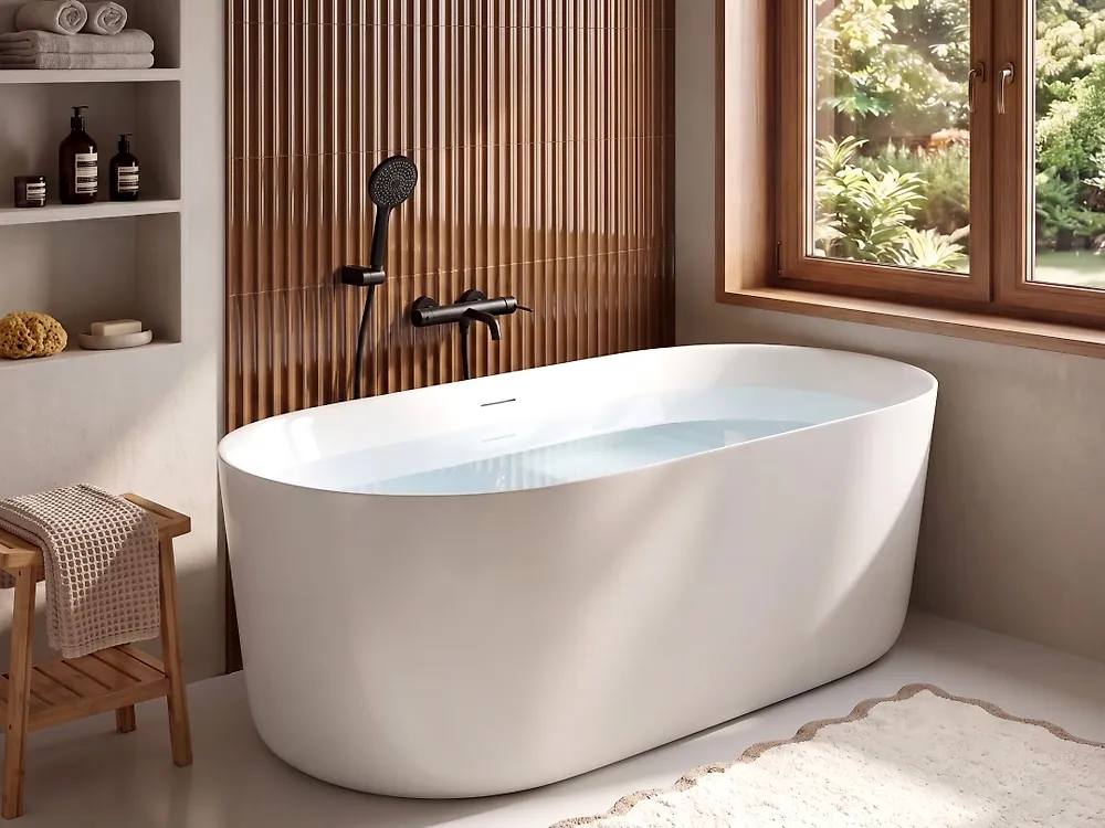 Baignoire îlot IPIAS 170 x 80 cm Blanc