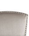 Set of 2 Velvet Dining Chairs Grey PISECO_781812