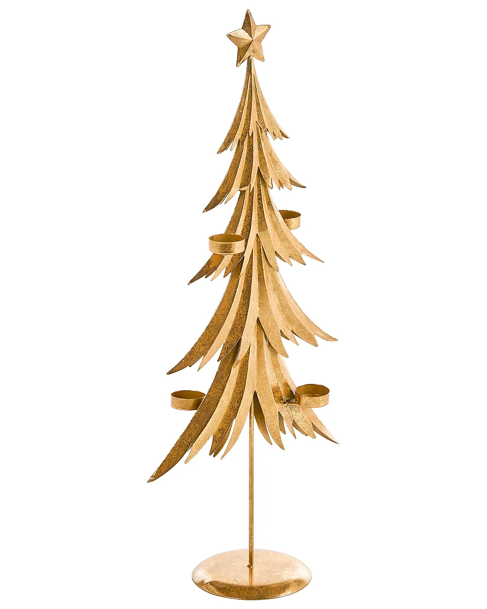 Candle Holder JOUKIO 72 cm Metal Gold