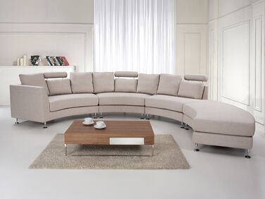 Sofa 7-seter beige ROTUNDE