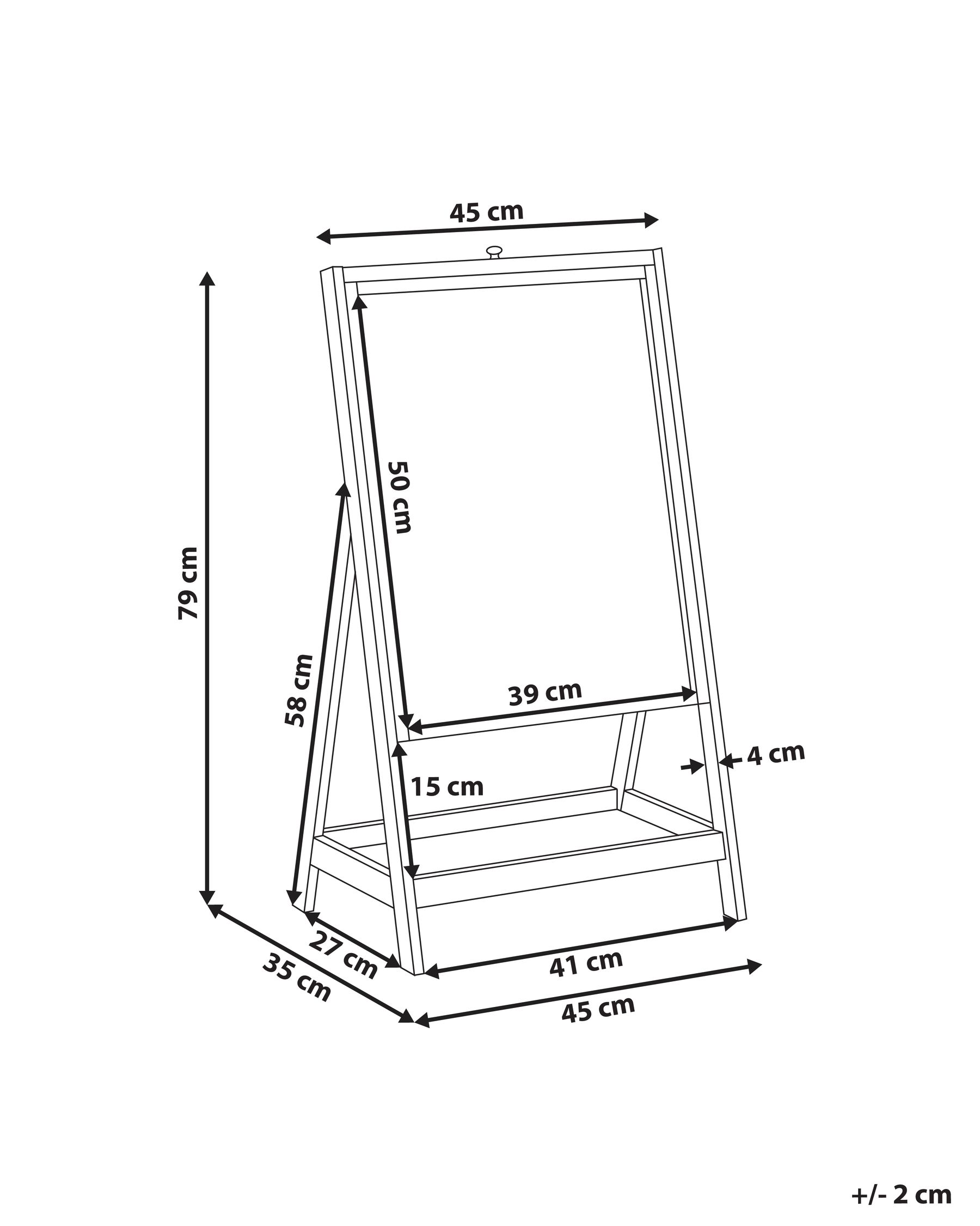 Double Sided Easel YAMBA Light Brown_1047468