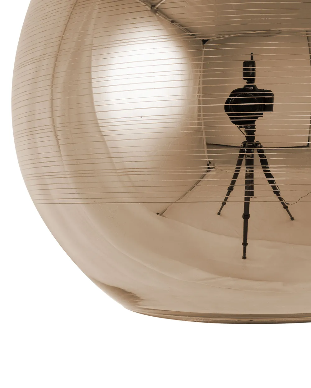 Pendant Lamp ASARO Glass Gold_700654