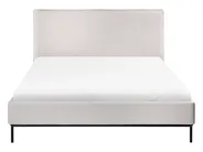 Bett mit Lattenrost Stoff CORIO 140 x 200 cm Hellbeige_1060125