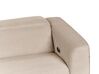 2 Seater Corduroy Electric Recliner Sofa with USB Port Sand Beige ULVEN_911588