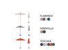 Tuinset met parasol 4-zits acaciahout lichtbruin (12 opties) FRASSINE_923563